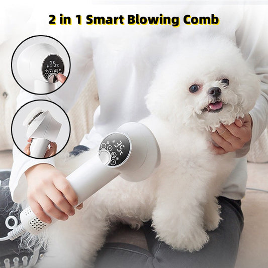 Smart Pet Hair Dryer Dog and  Cat Grooming Hairdressing Blow & Comb Silent No Harm