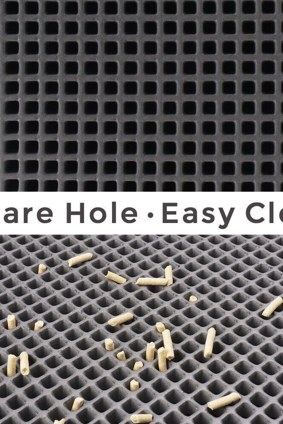 Cat Litter Mat Trapping Honeycomb Double Layer Waterproof Non-slip Sand Filter