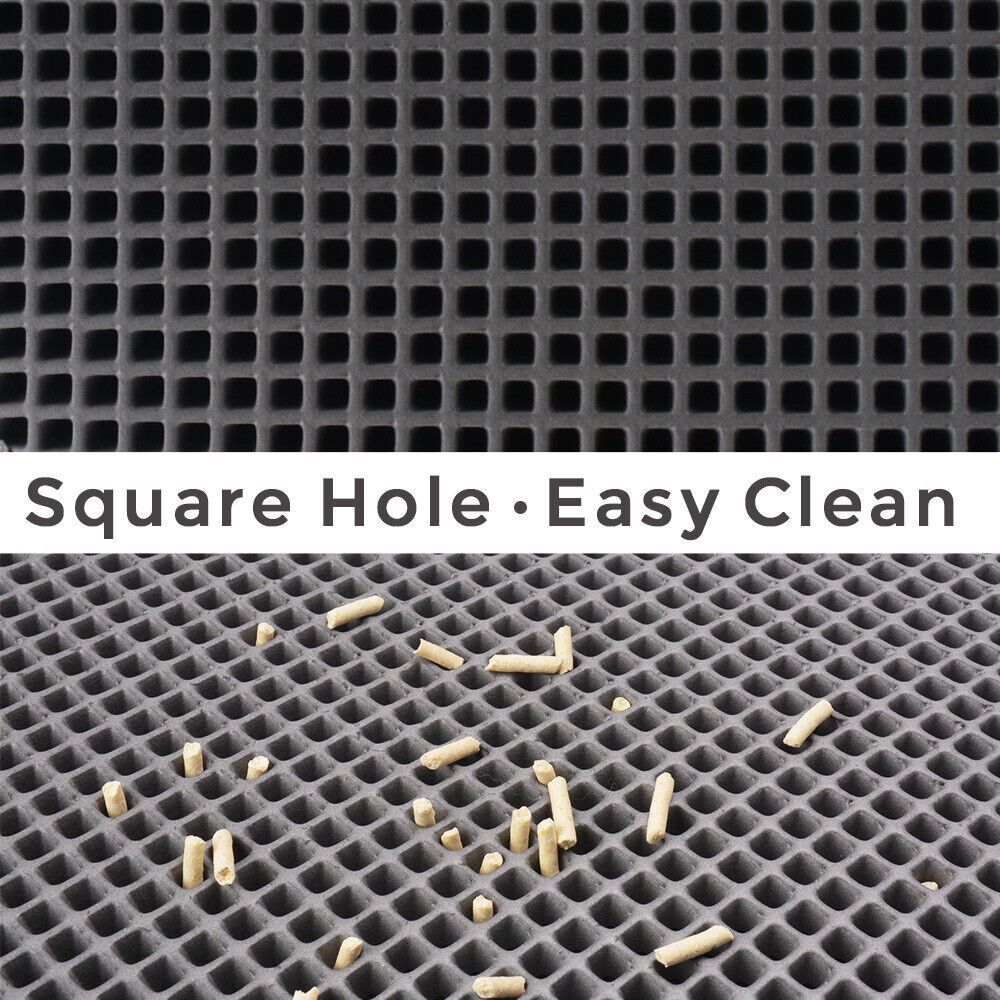 Cat Litter Mat Trapping Honeycomb Double Layer Waterproof Non-slip Sand Filter