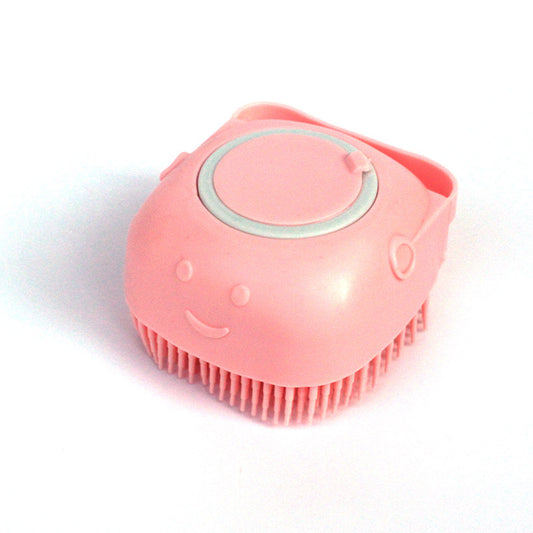 Ultra Soft Silicone Dog/Cat Bath Massage Gloves Pouring Shampoo