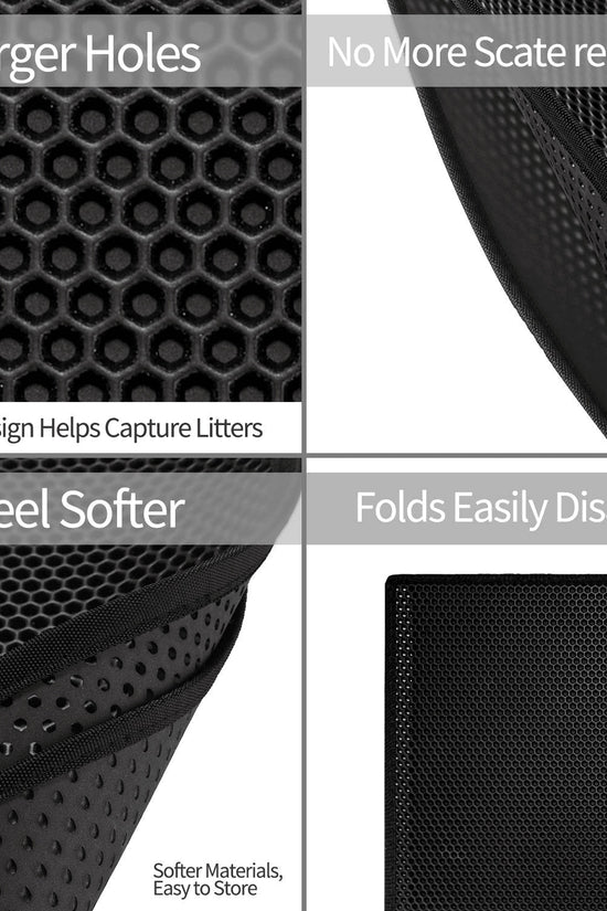 Cat Litter Mat Trapping Honeycomb Double Layer Waterproof Non-slip Sand Filter