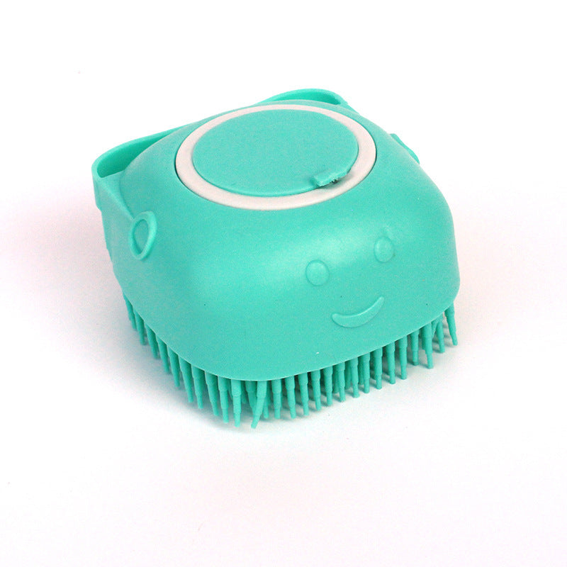 Ultra Soft Silicone Dog/Cat Bath Massage Gloves Pouring Shampoo