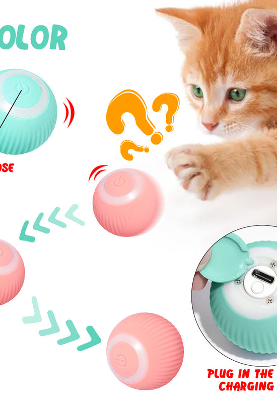 Cat Gravity Intelligent Rolling Ball Tease Toy Pet Automatic Rotating Ball