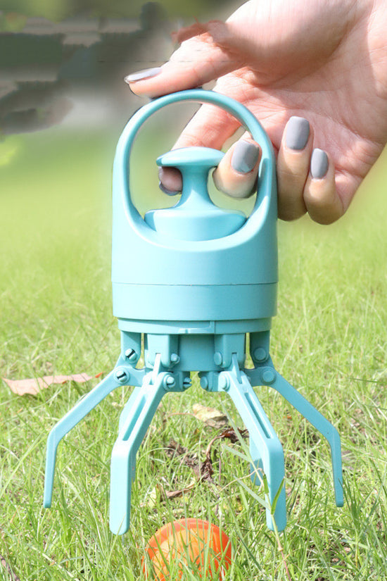 Portable Lightweight Dog Pooper Scooper With Built-in Poop Bag Dispenser Eight-claw Shovel For Pet Toilet Picker