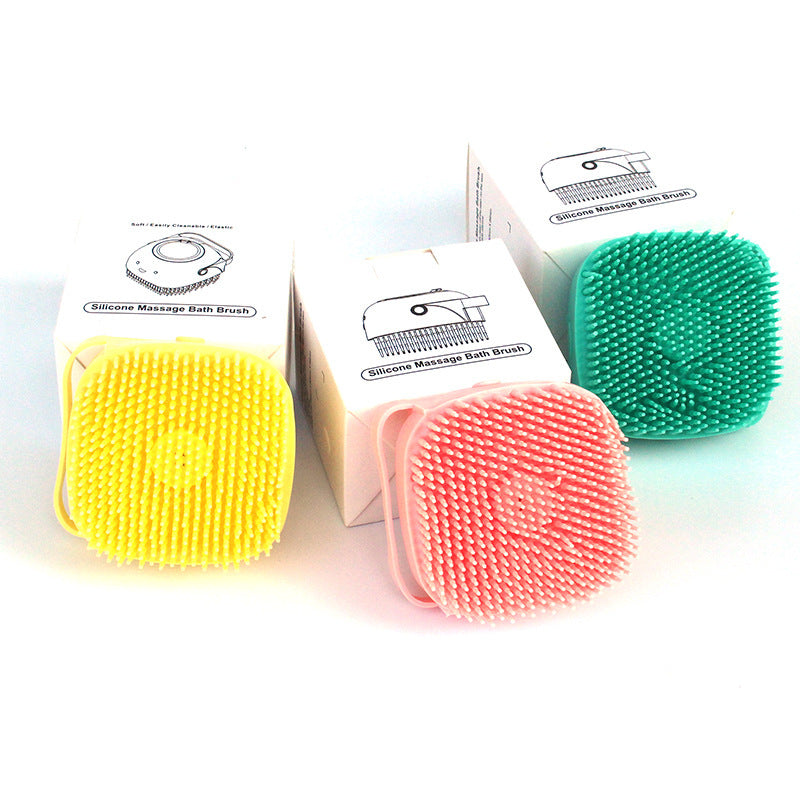 Ultra Soft Silicone Dog/Cat Bath Massage Gloves Pouring Shampoo