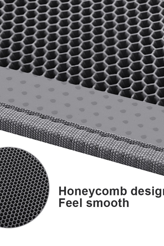 Cat Litter Mat Trapping Honeycomb Double Layer Waterproof Non-slip Sand Filter