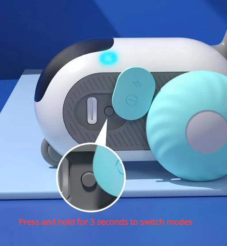 RC Interactive Cat Car Toy USB Charging Chasing Automatic Self-moving Smart Control Car